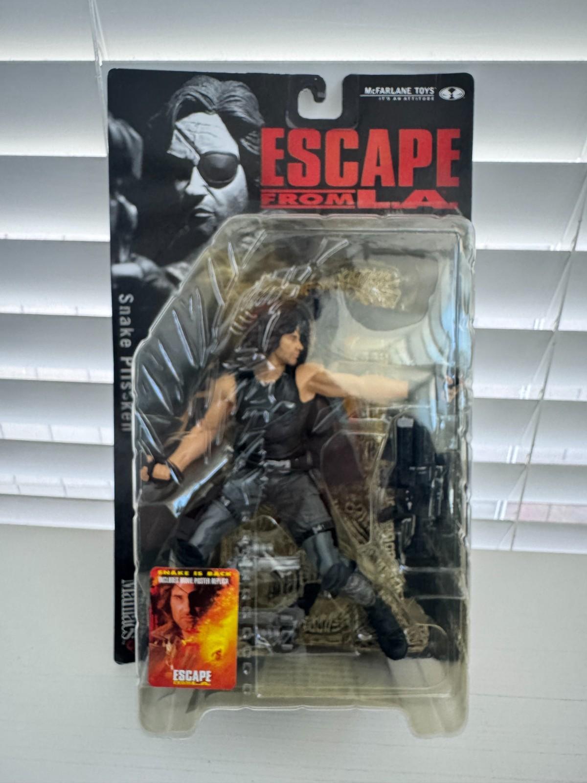 McFarlane Toys Escape from L.A. Snake Plissken Movie Maniacs 3 Kurt Russell NIB