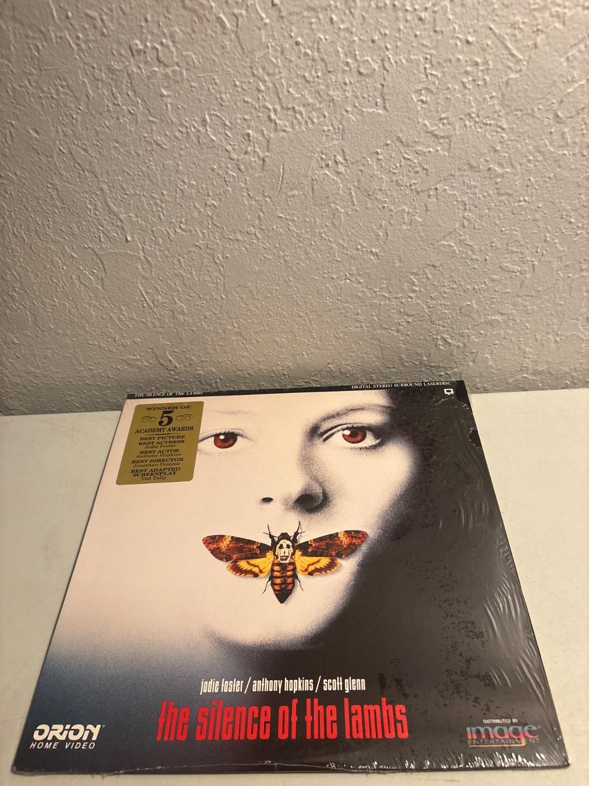 SILENCE OF THE LAMBS LASERDISC LD ORIGINAL SHRINK WRAP  HYPE STICKER LIKE NEW NM