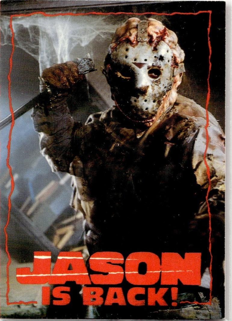 1993 Jason is Back Promo Friday the 13th Jason Goes to Hell #NNO
