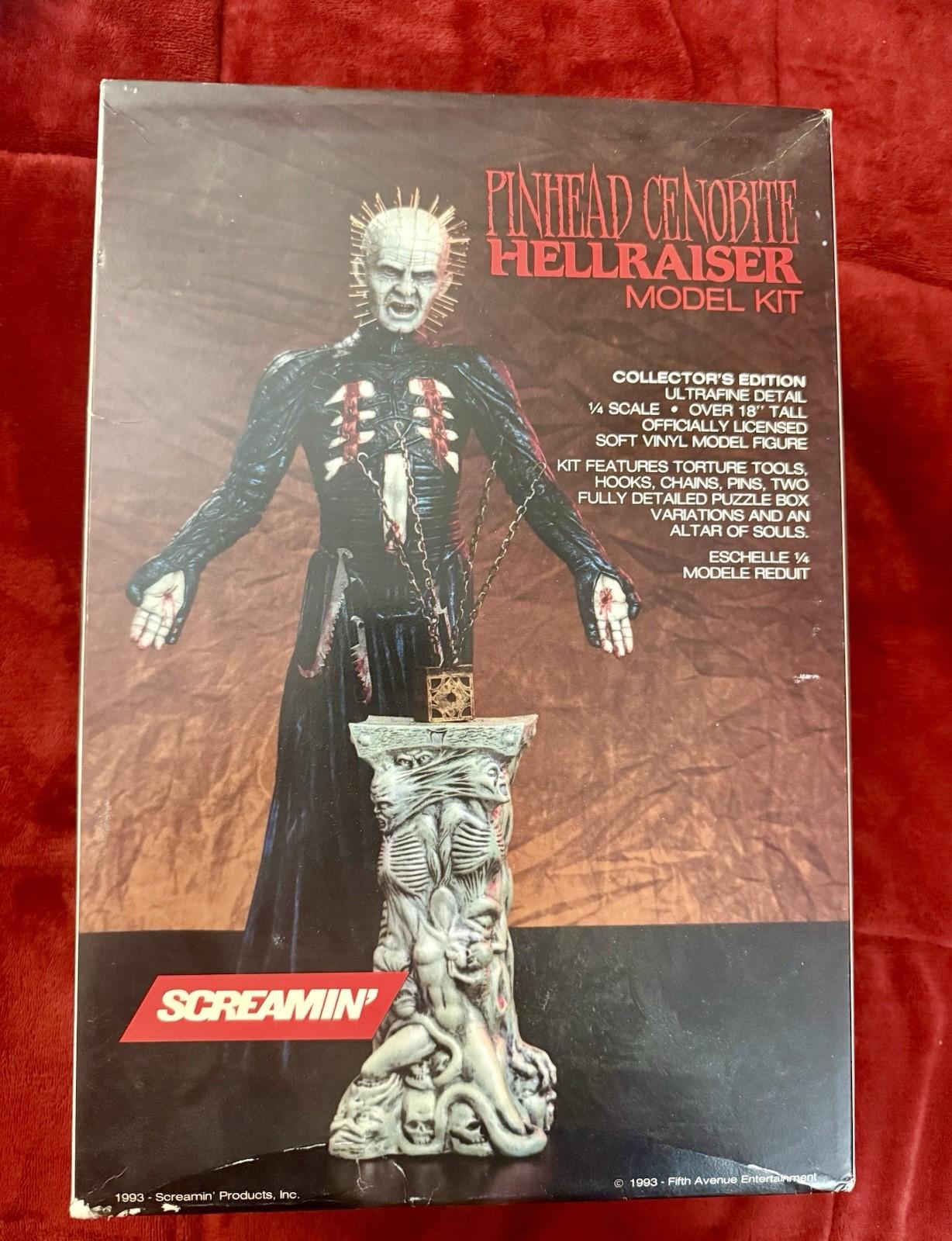 Screamin’ Pinhead Cenobite & Pillar of Souls Alter Glow in the Dark Model Kit