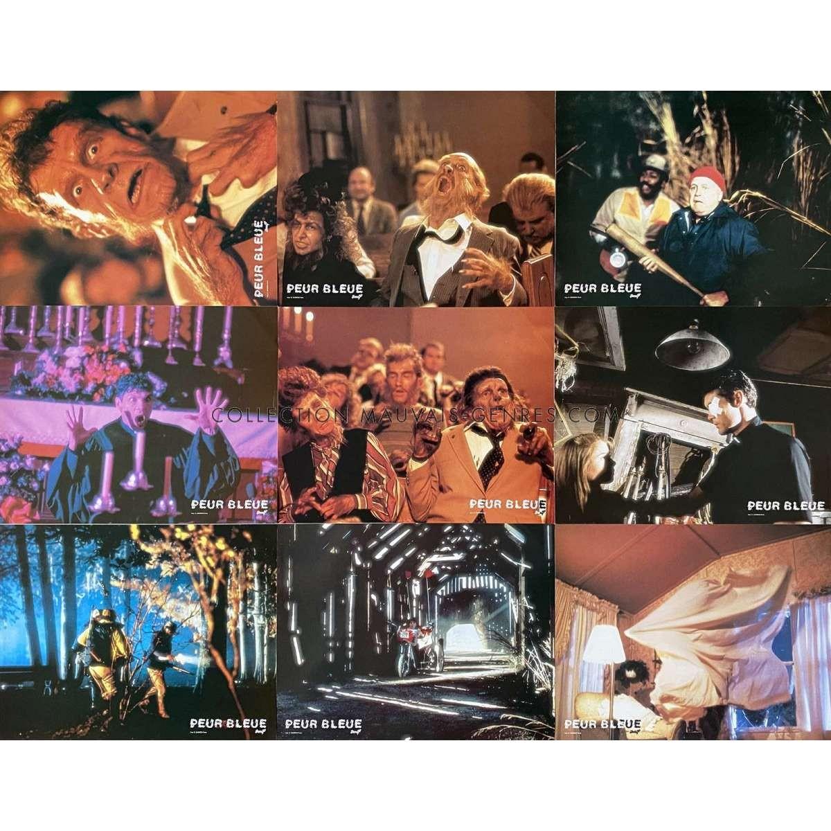 SILVER BULLET French Lobby Cards x9 - 9x12 in. - 1984 - Daniel Attias, Gary Buse
