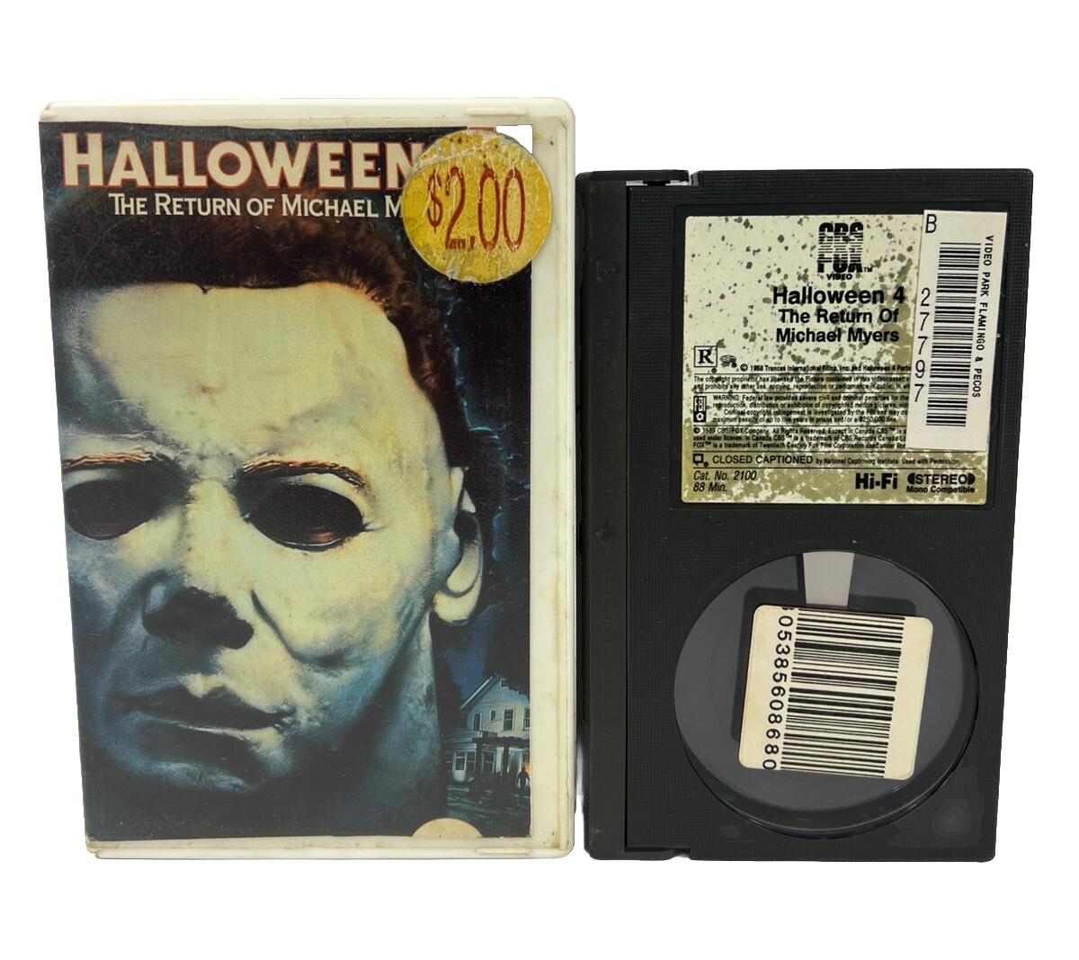 Halloween 4 - The Return of Michael Myers Hi-Fi Beta Betamax 1988 Ex Rental Rare
