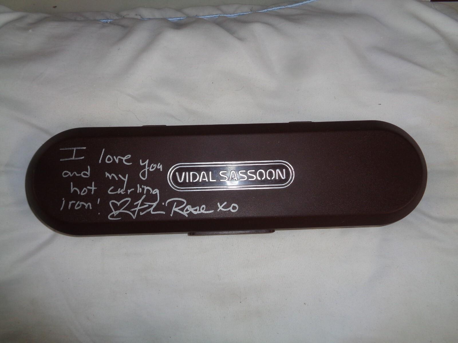 Felissa Rose 2x SIGNED Vintage 1983 Vidal Sassoon Hair Curler Sleepaway Camp