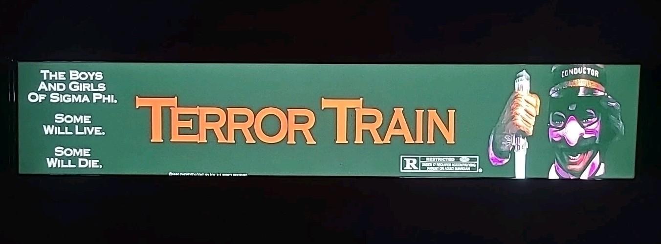 Terror Train (1980) 5x25 Movie Theater Mylar Reissue Jamie Lee Curtis 