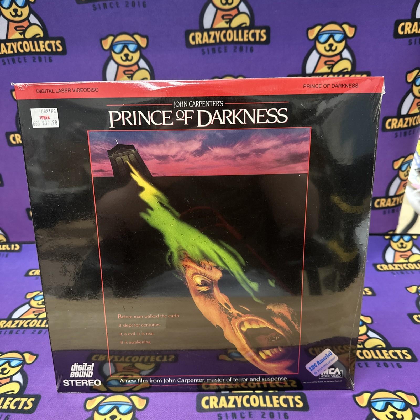 Sealed Prince of Darkness 1987 LaserDisc John Carpenter Rare HTF Cult 40761 NEW!