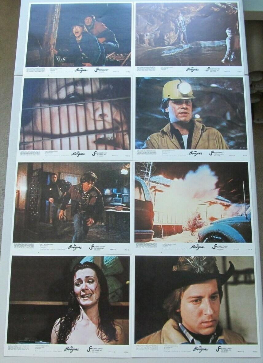 THE BOOGENS ORIGINAL 11X14 LOBBY CARD SET OF 8 REBECCA BALDING 1981 MONSTER FILM