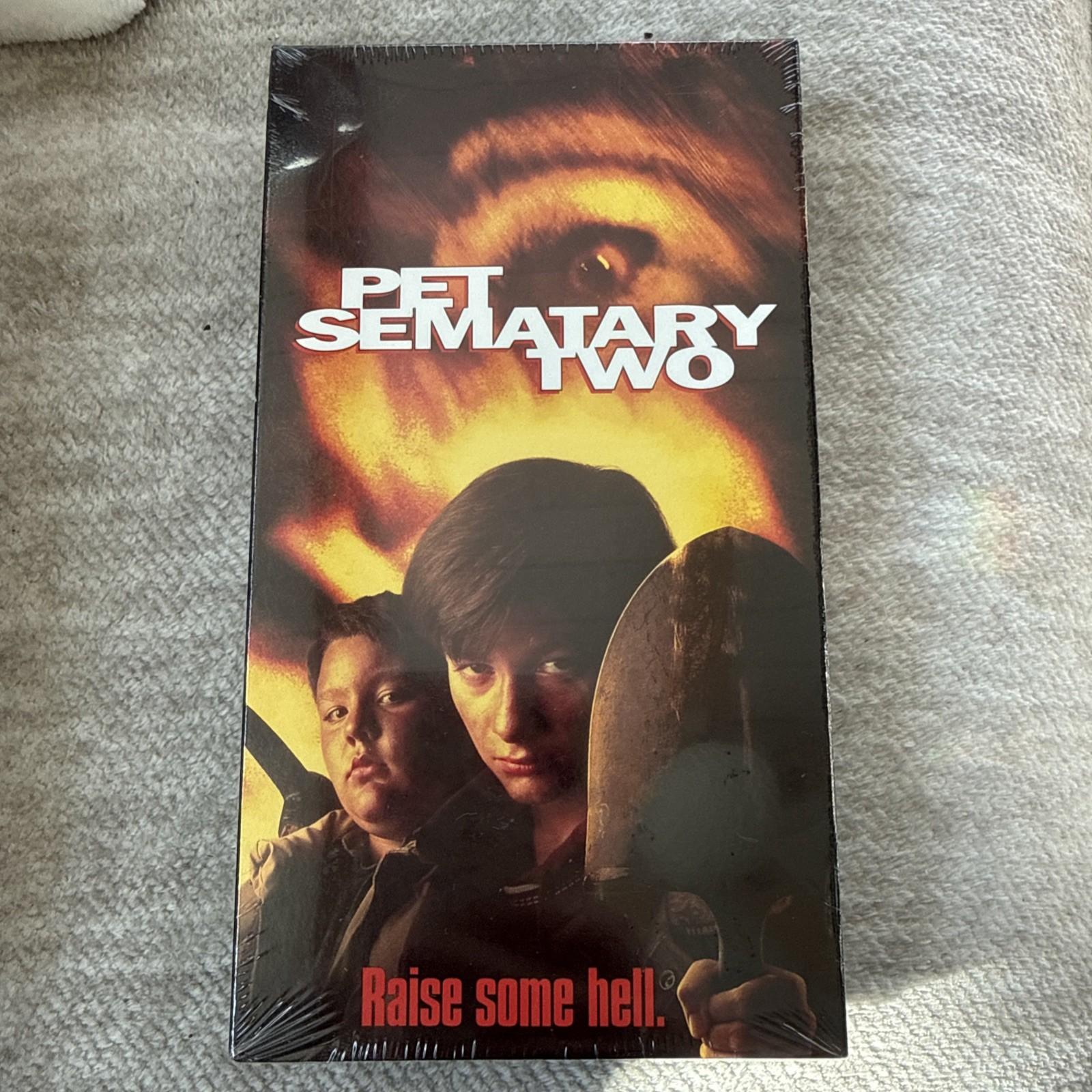Vintage Pet Sematary Two (VHS, 1992) Edward Furlong, Anthony Edwards NEW SEALED!