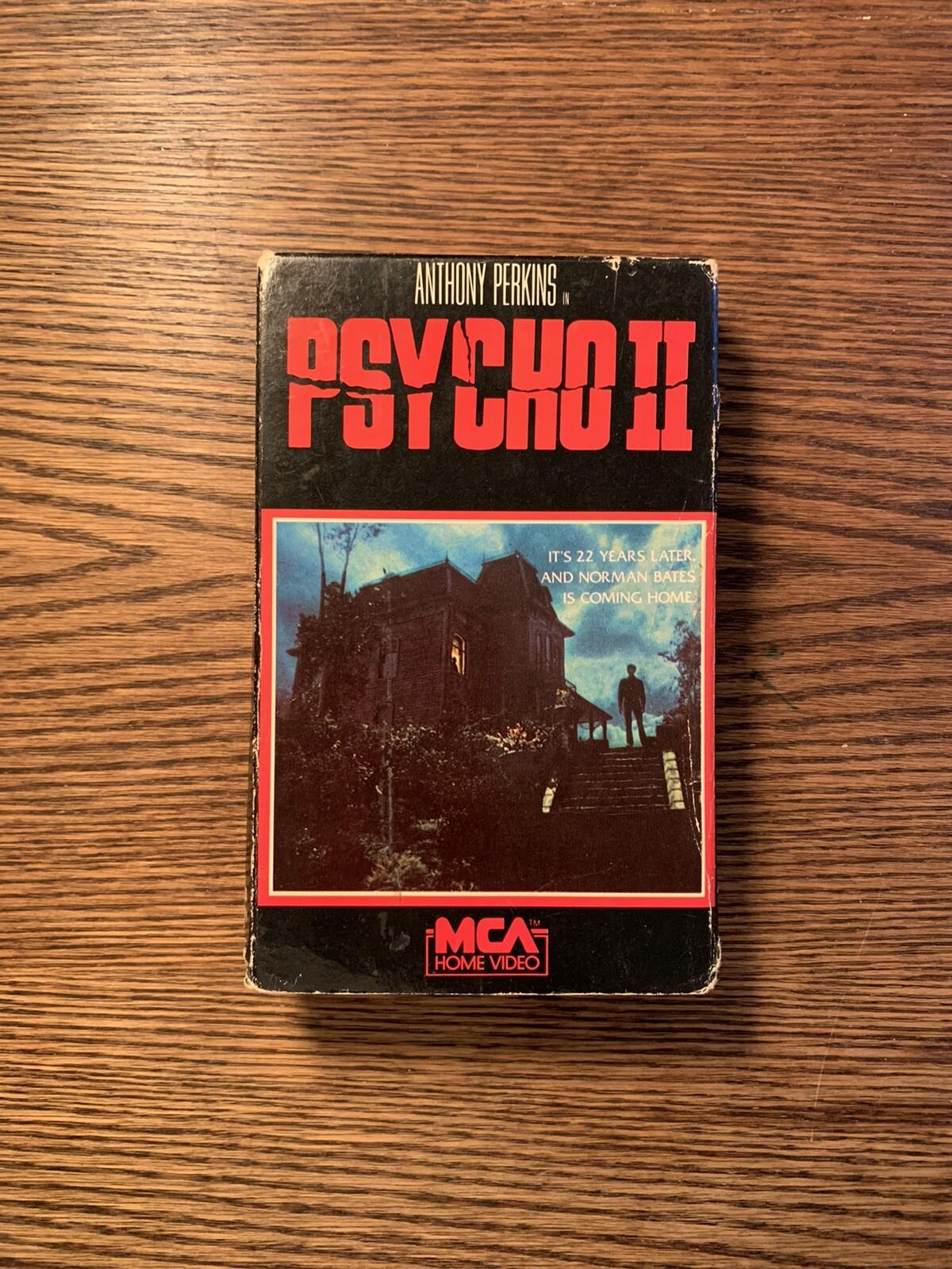 Psycho II (Beta,1983) Anthony Perkins Tom Holland Rare Horror