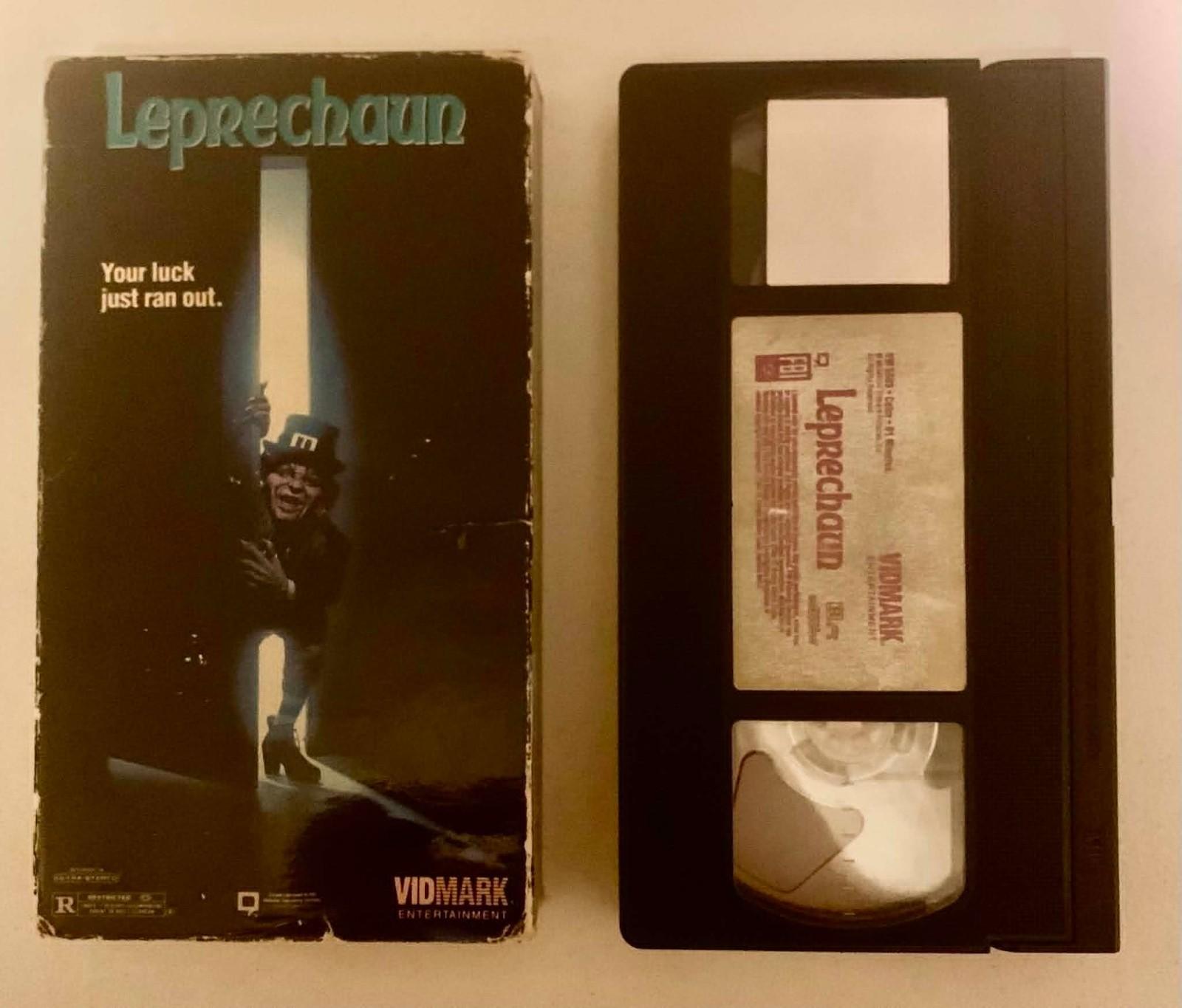 LEPRECHAUN 1992 Vidmark Ent. Warwick Davis / Jennifer Aniston rare VHS