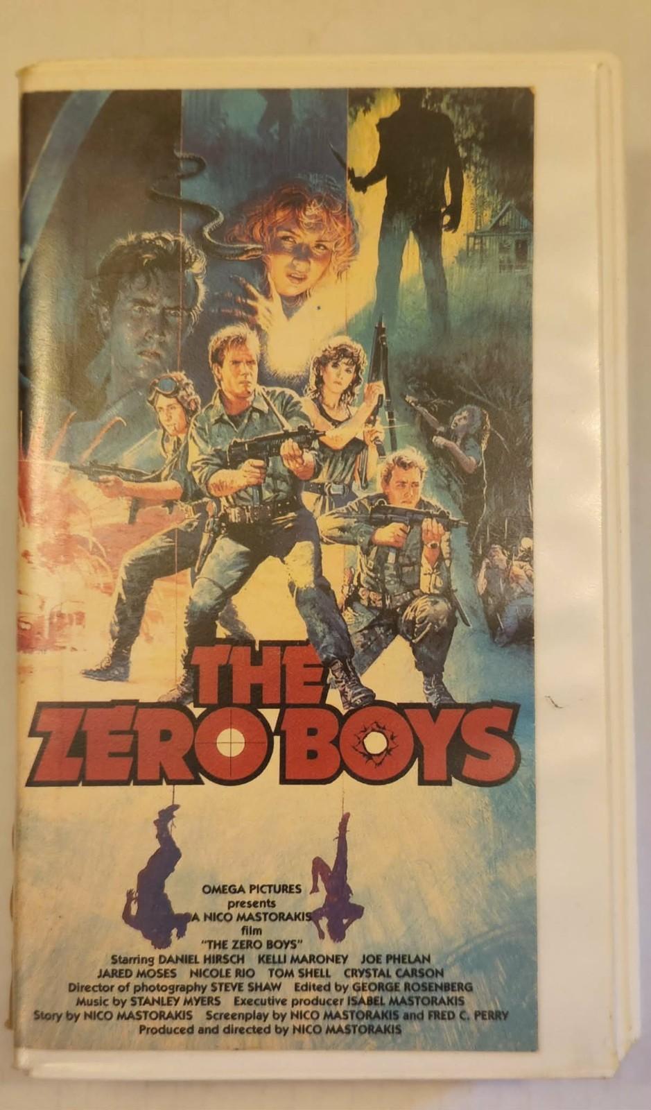 The Zero Boys (VHS, 1987) Lightning Video RARE rental plastic case