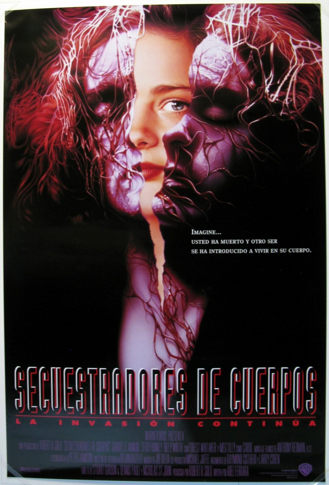  Body Snatchers original 1993 movie poster rolled, 27x40'' fine con. SS, Spanish
