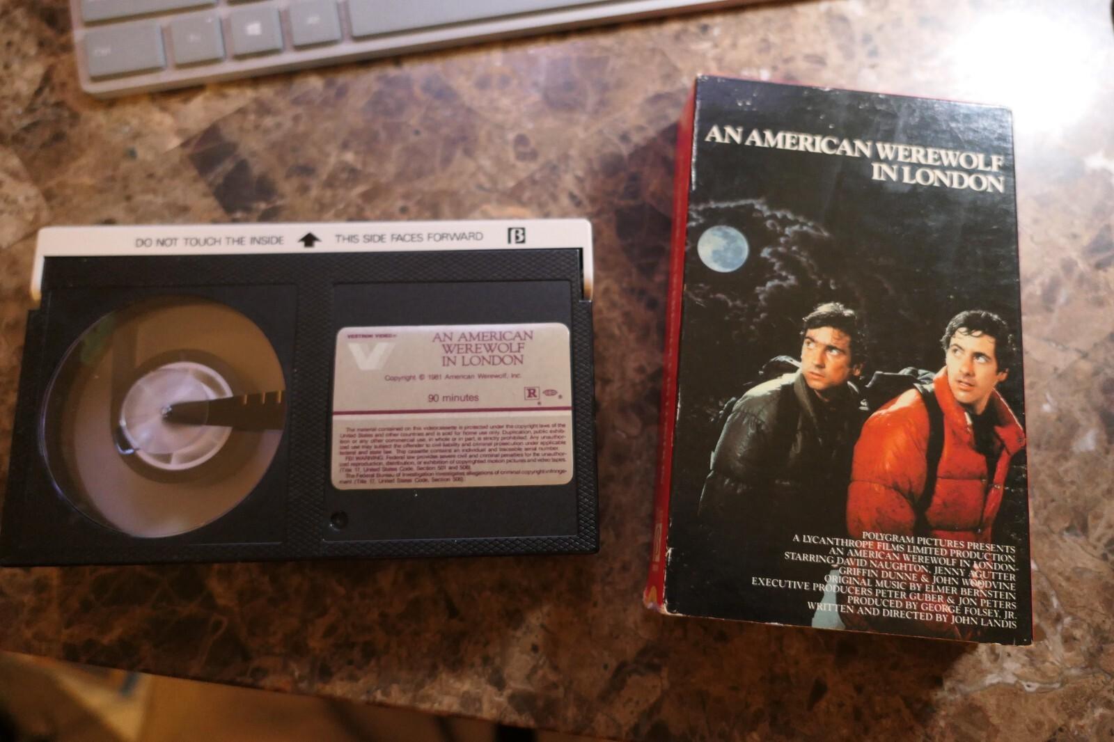 An American Werewolf in London 1981 Vestron Betamax Tape Beta (NOT VHS) RARE
