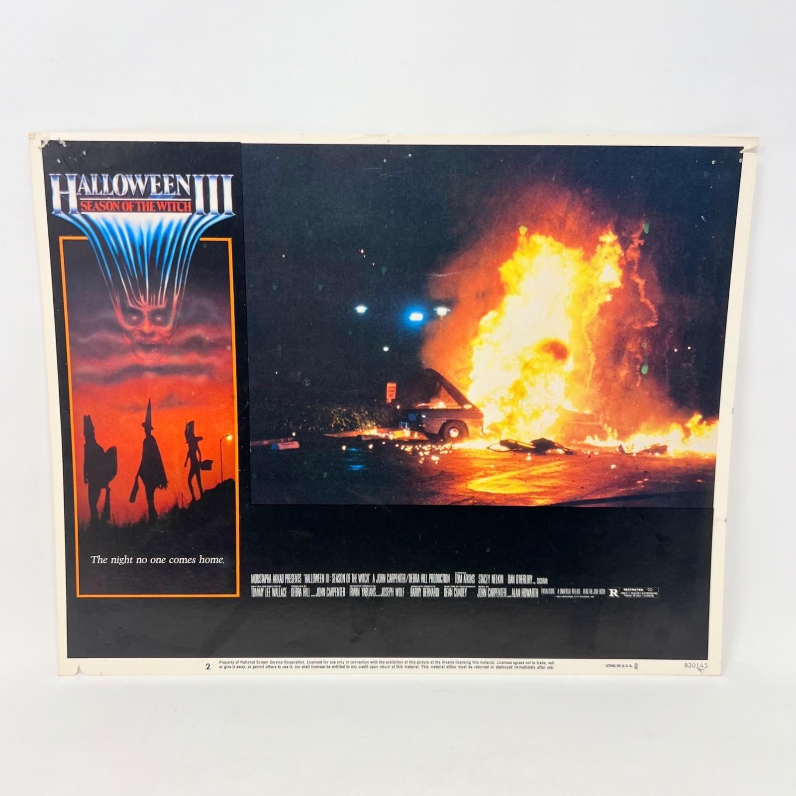 1982 Halloween III Season Of The Witch Collectible Movie Lobby Card No.2