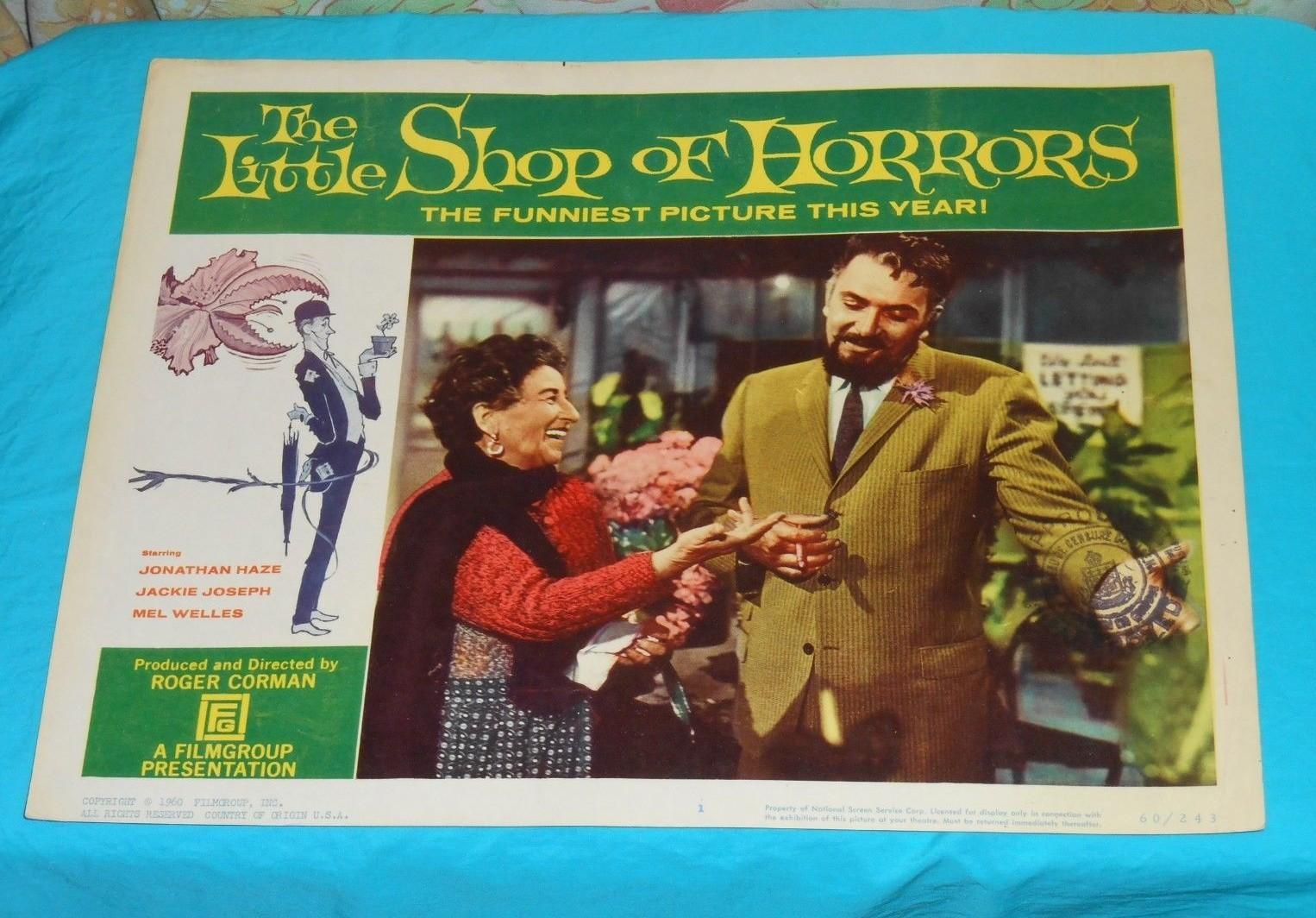 original THE LITTLE SHOP OF HORRORS (1960) lobby card #1 Roger Corman