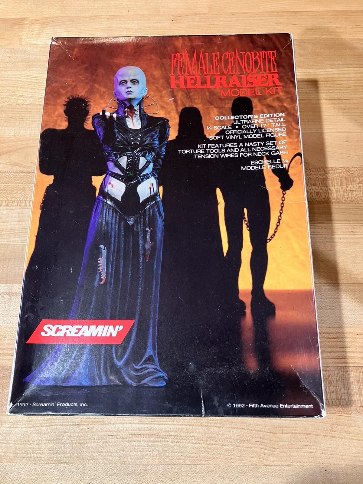 HELLRAISER FEMALE CENOBITE 1993 SCREAMIN  MODEL KIT RARE!!!!!