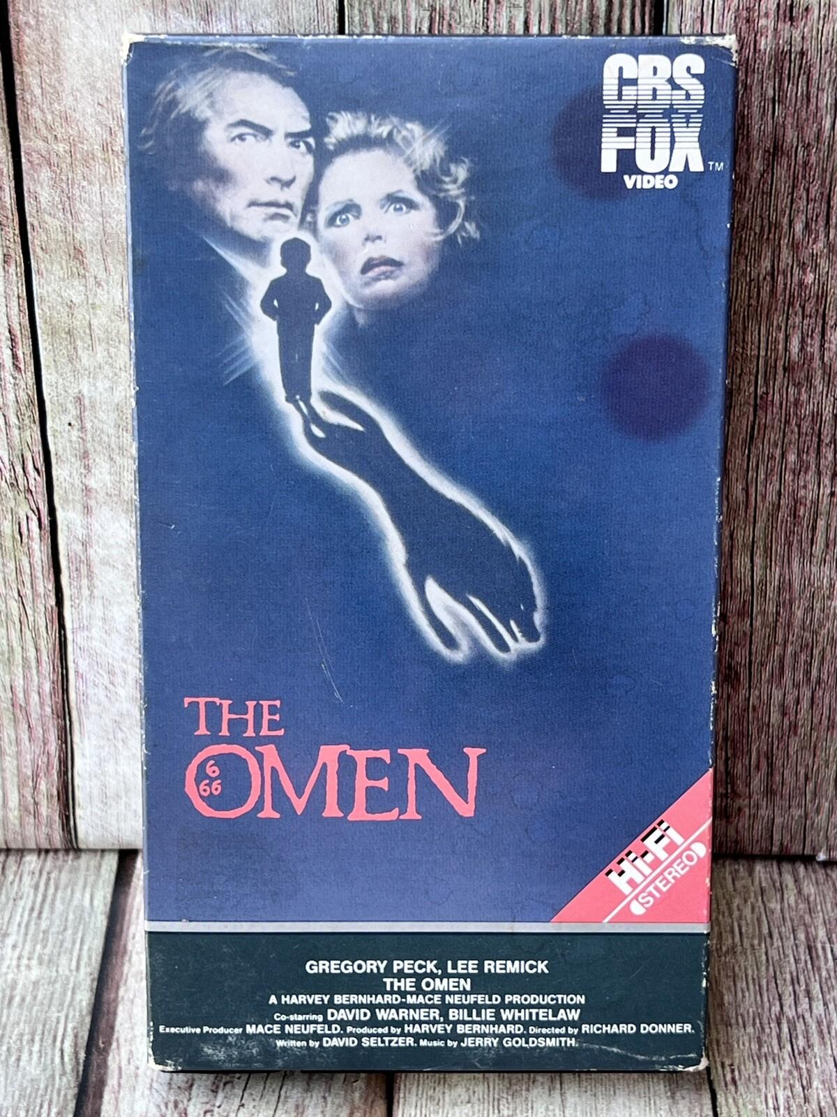 The Omen 1976 VHS Rare Hard To Find 1984 Release Version