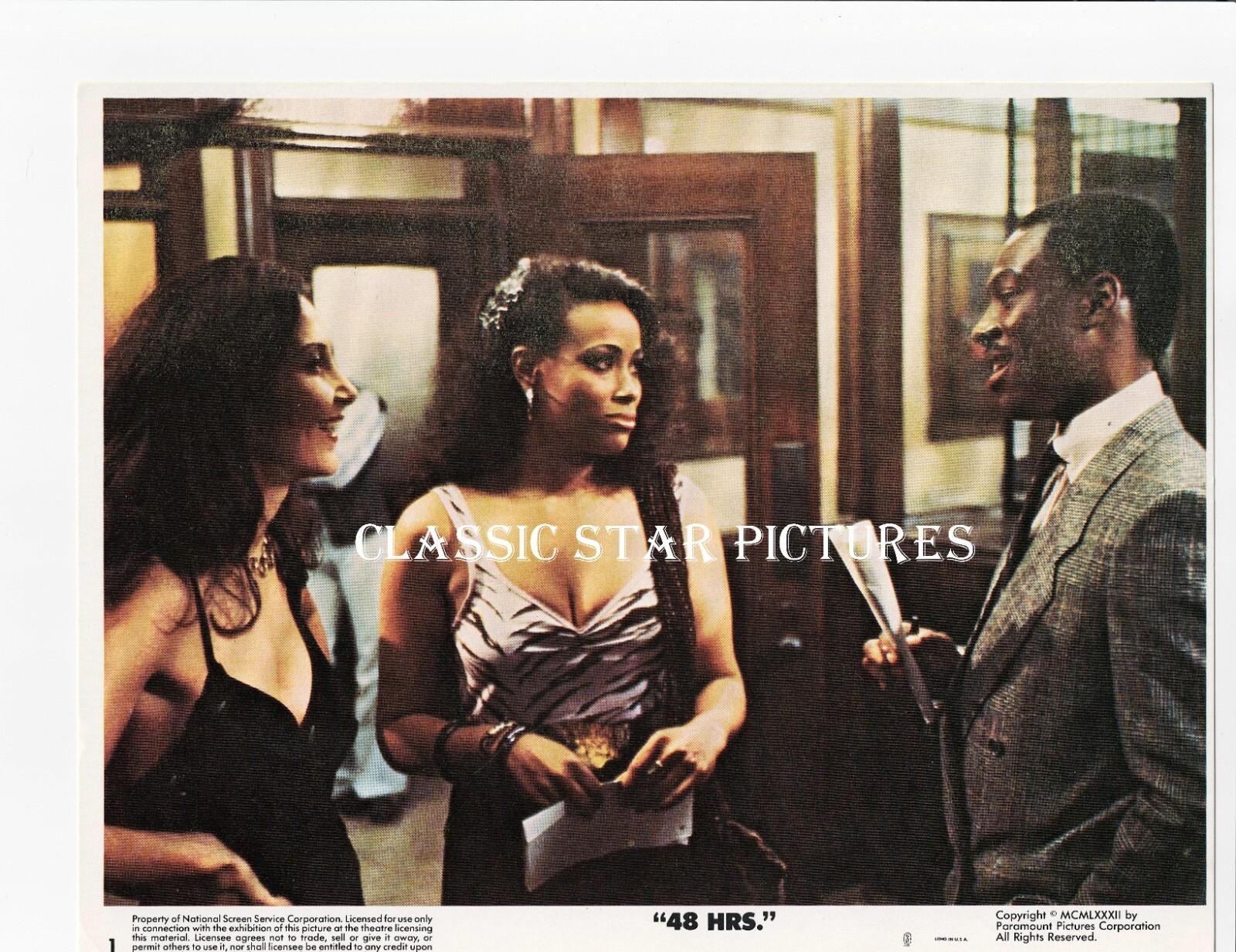 M449 Eddie Murphy Gloria Gifford Brenda Venus 48 Hrs 1982 8 x10 color lobby card