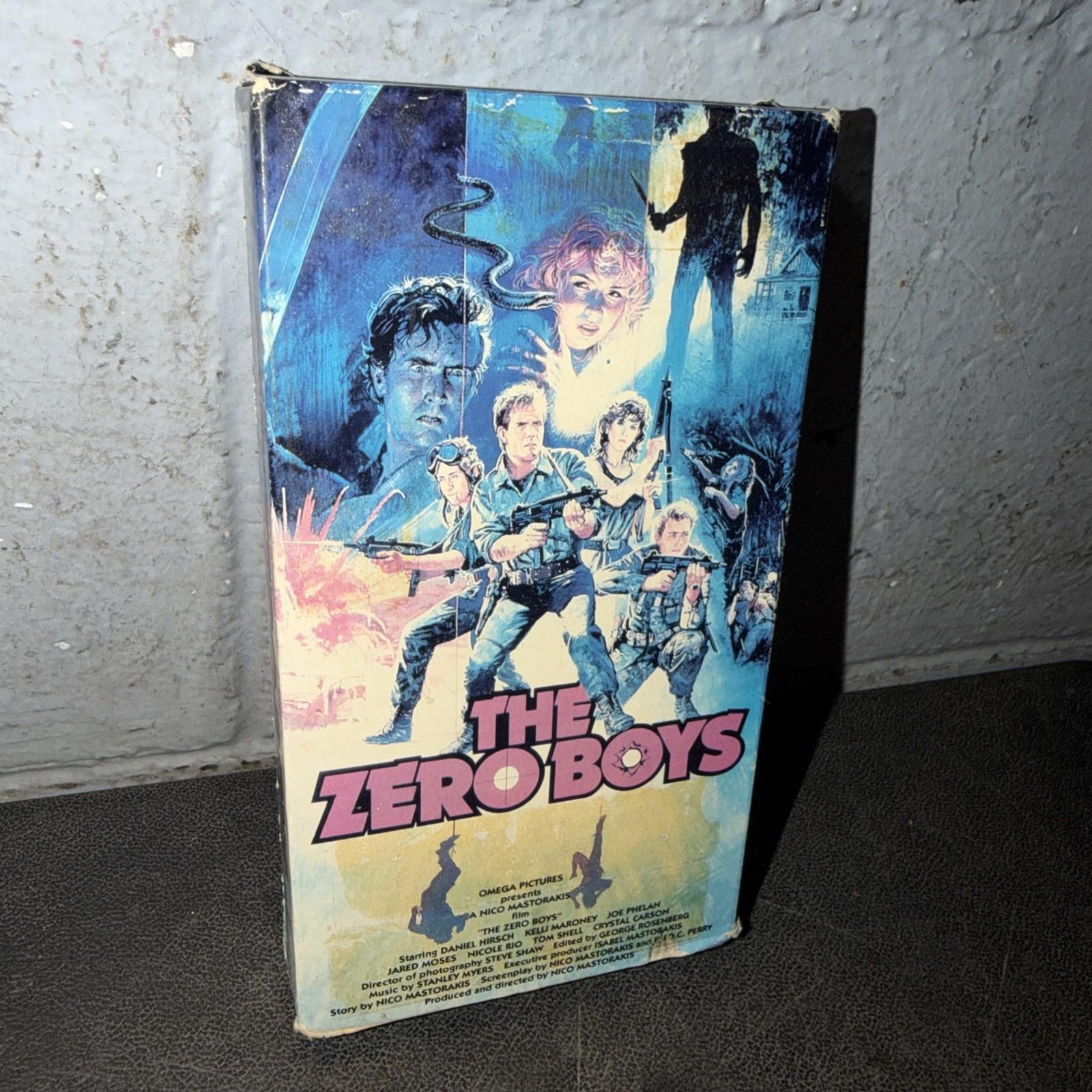 The Zero Boys (VHS, 1987) cult action w/ Kelli Maroney, Lightning Video, RARE