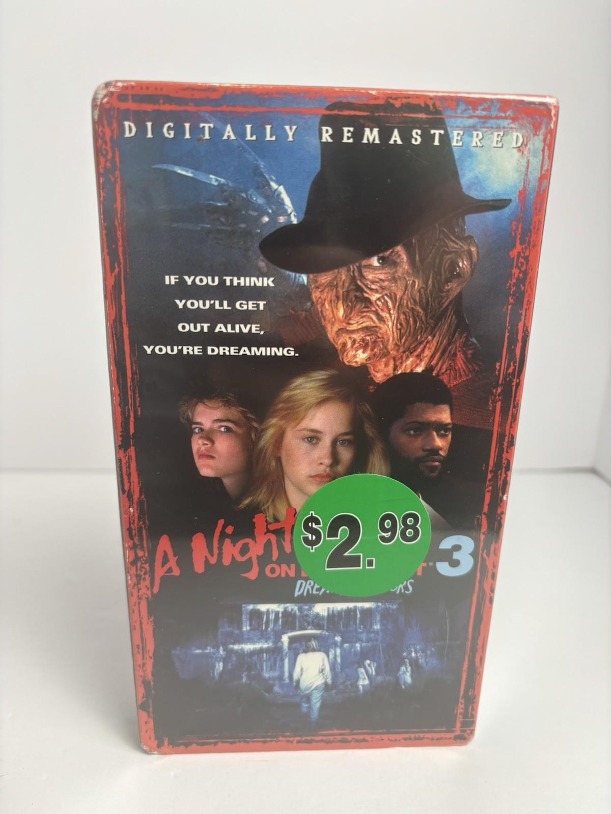A Nightmare on Elm Street 3(VHS) Dream Warriors  Horror NEW SEALED