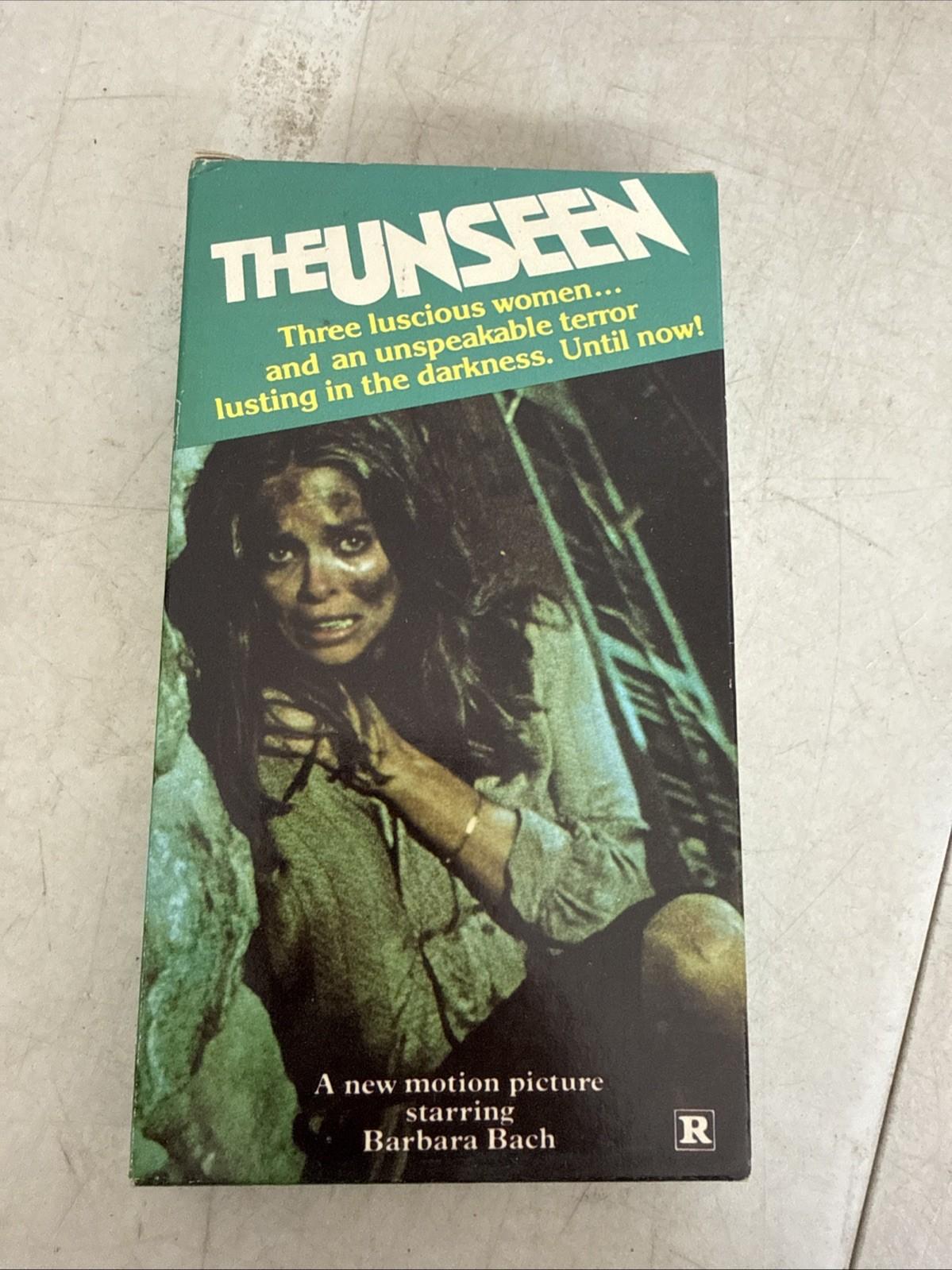 The Unseen Beta Not VHS Rare Horror VidAmerica Slasher 