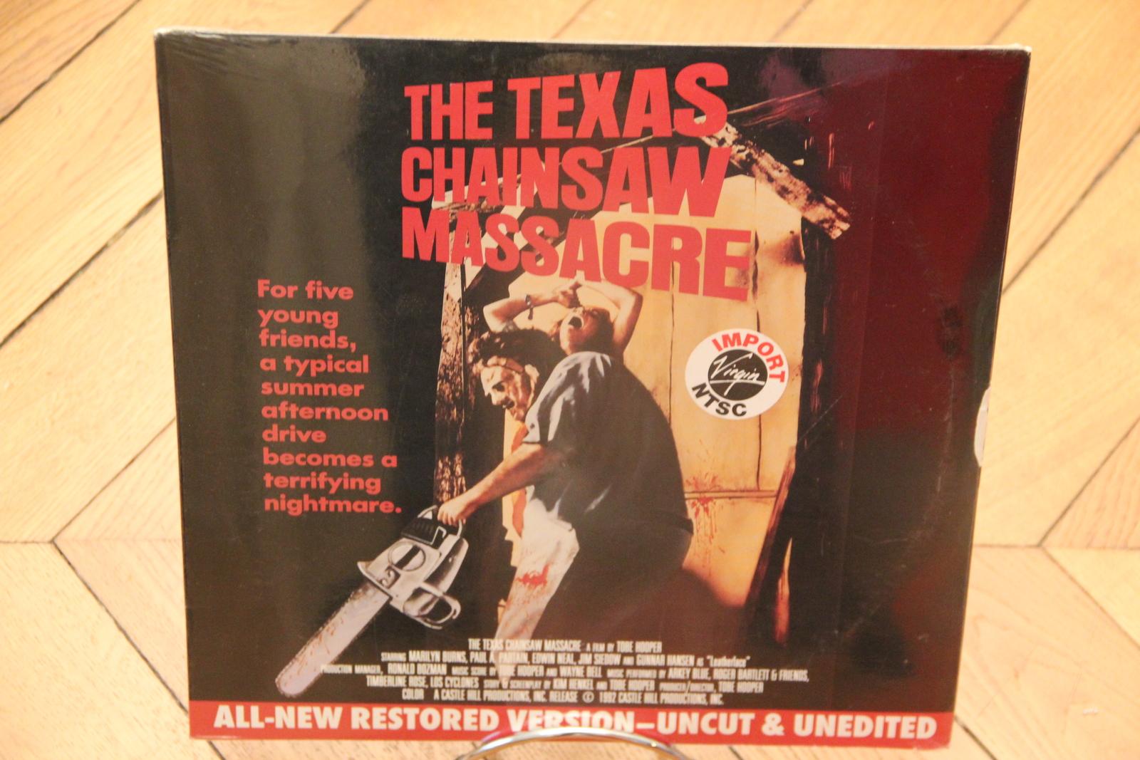 Texas Chainsaw Massacre, 1974 Laserdisc LD NTSC�Horror Sealed