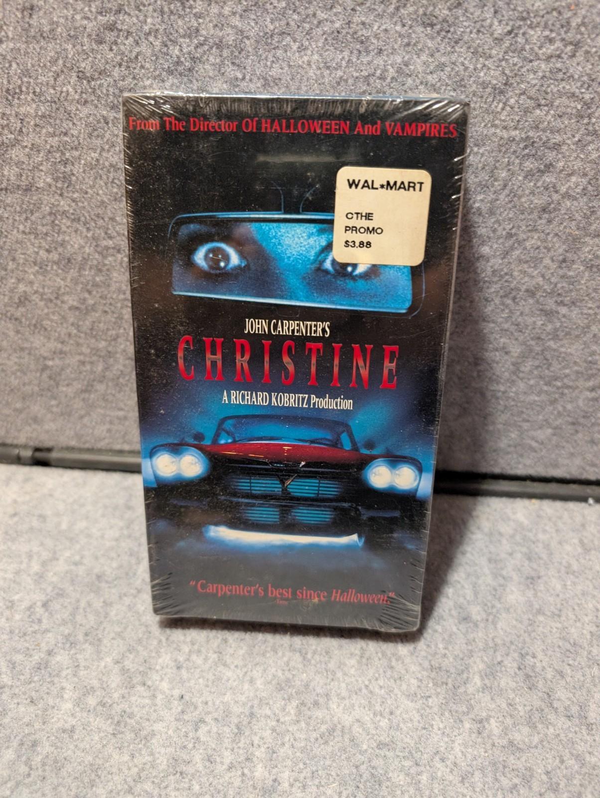 Christine (1983) VHS 1999 John Carpenter Stephen King Horror Story Sealed New