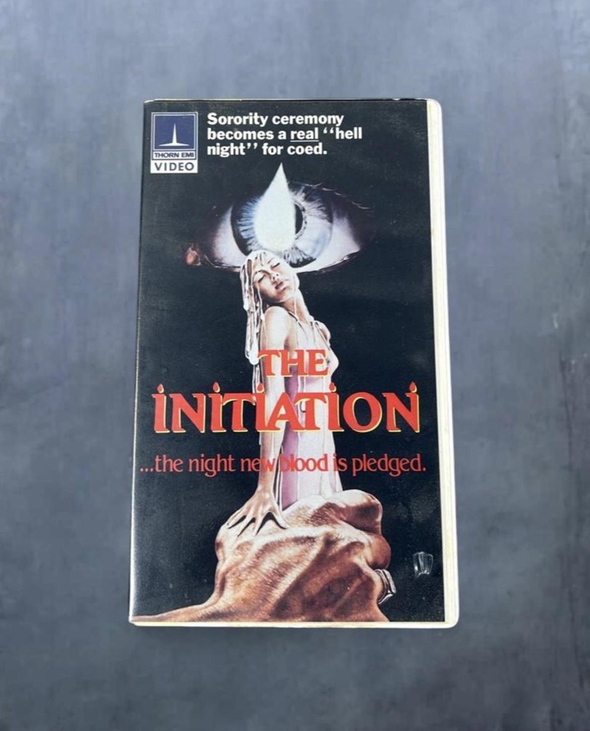 The Initiation VHS 1984 Thorn EMI Horror - Clamshell - HTF RARE
