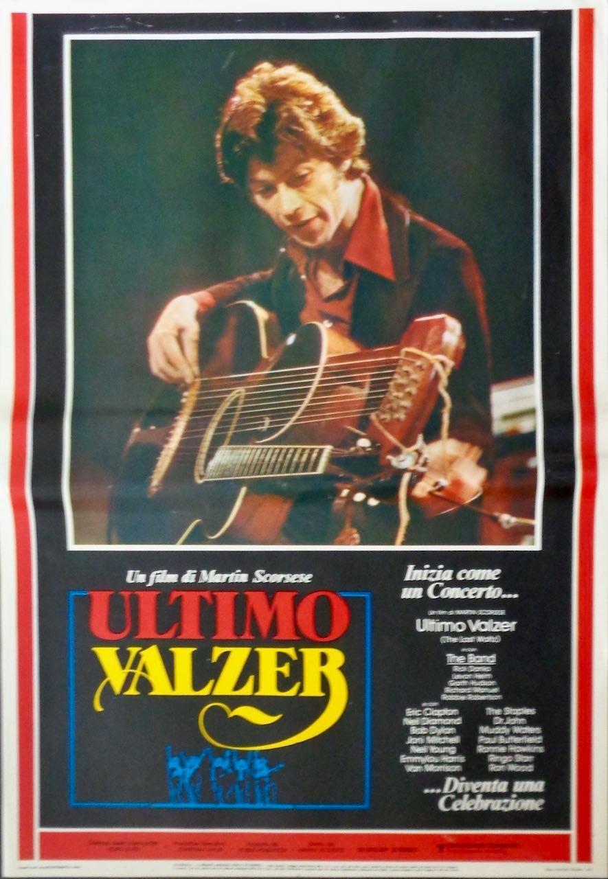 LAST WALTZ Italian fotobusta movie poster 4 The BAND MARTIN SCORCESE 1978 NM