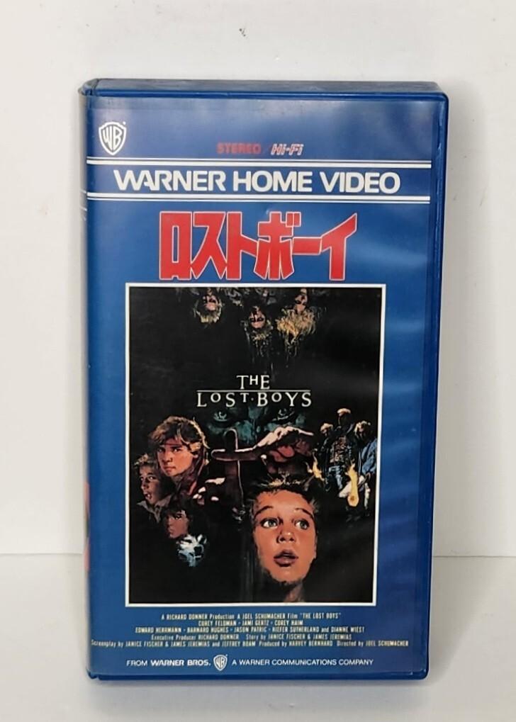 THE LOST BOYS Joel Schumacher Movie VHS Japanese subtitles 1987 Original WB Case