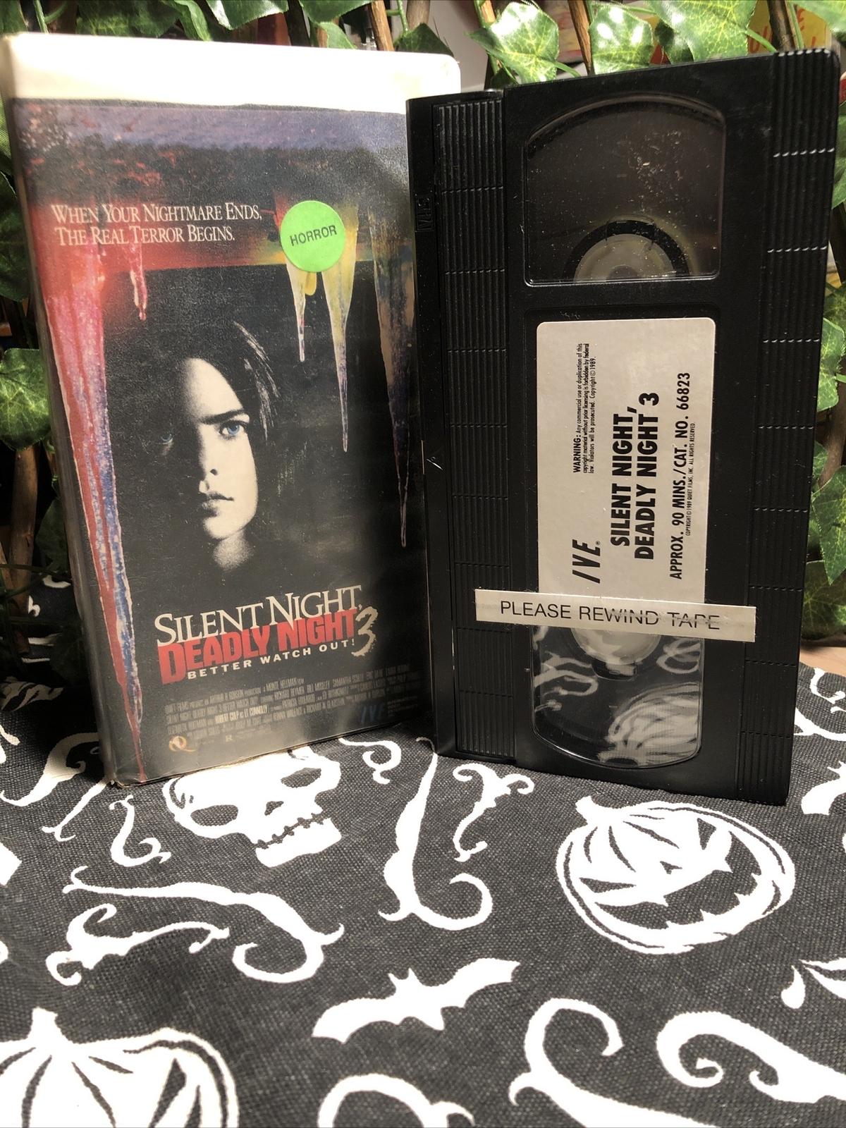 Silent Night Deadly Night 3 Better Watch Out (VHS, 1989) 80s Horror