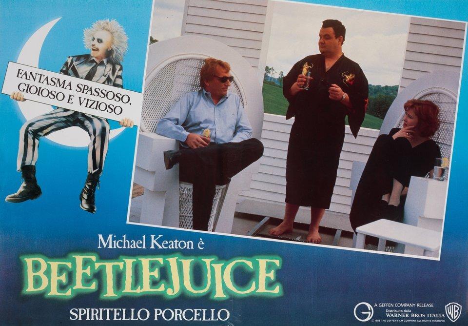 Beetlejuice 1988 Italian Fotobusta Poster