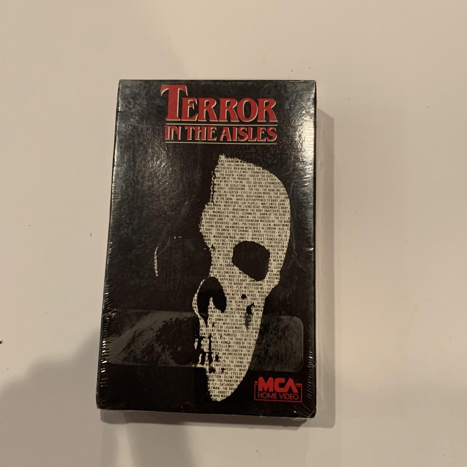 Beta Betamax Tape Video Movie Terror in the Aisles Pleasence Docu Horror RARE