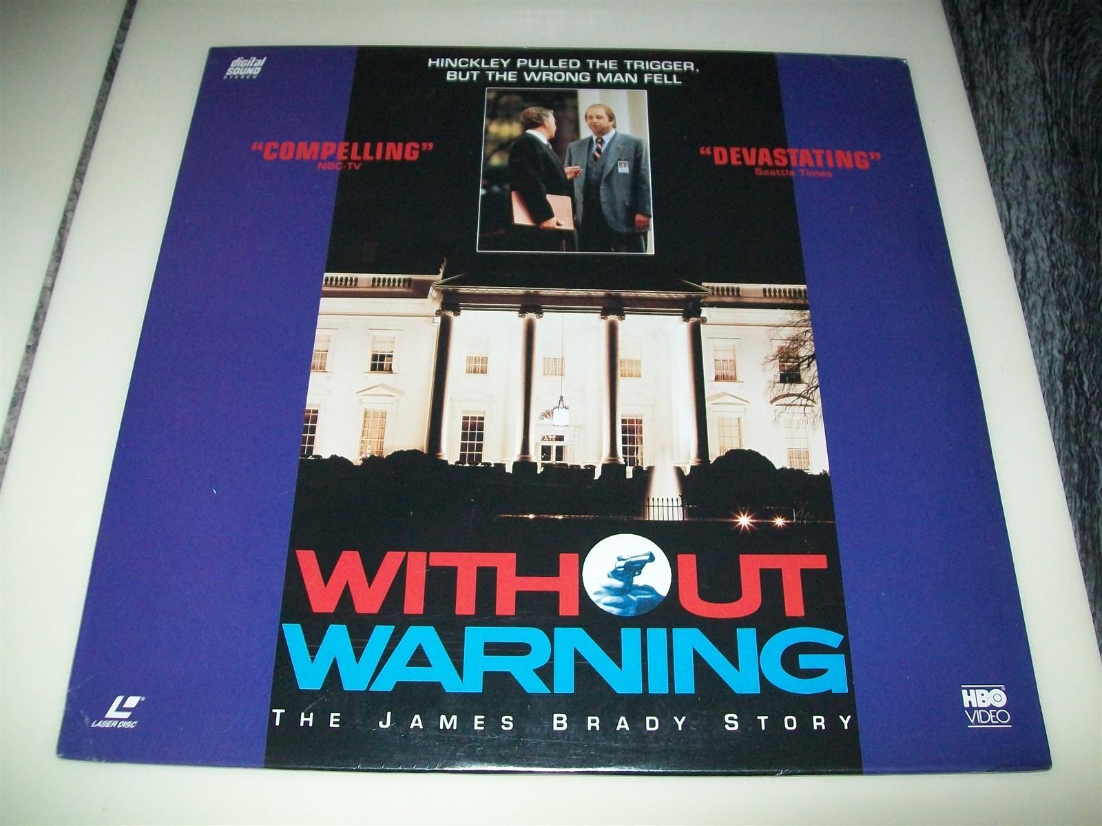 WITHOUT WARNING: THE JAMES BRADY STORY Laserdisc LD BRAND NEW SEALED VERY RARE