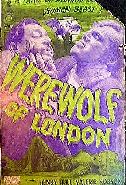 UNIVERSAL HORROR:(WEREWOLF OF LONDON) RARE RE-RELEASE MOVIE PRESSBOOK