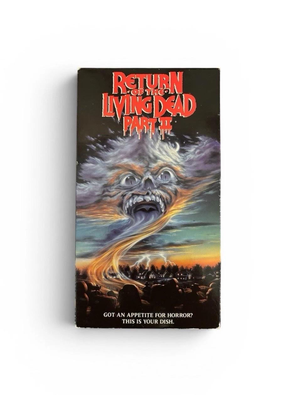 Return of the Living Dead Part 2 VHS Tape 1988 RARE Cult Horror Comedy No Mold