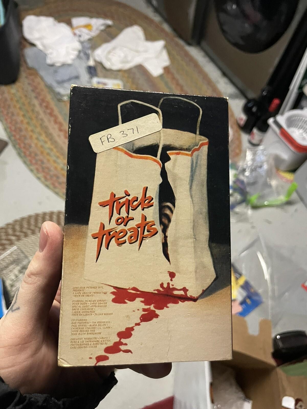 Trick Or Treats Beta Not VHS Rare Horror Halloween Slasher Vestron Video