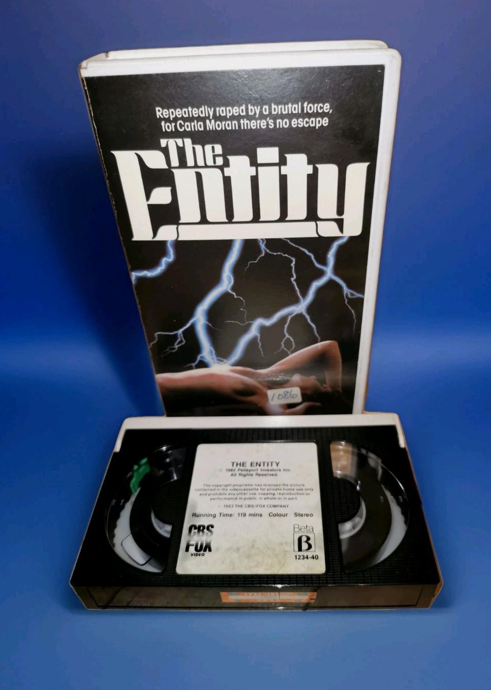 The Entity Pre Cert Betamax Ex-Rental PAL Small Box 1982 Very Rare - No Mould 
