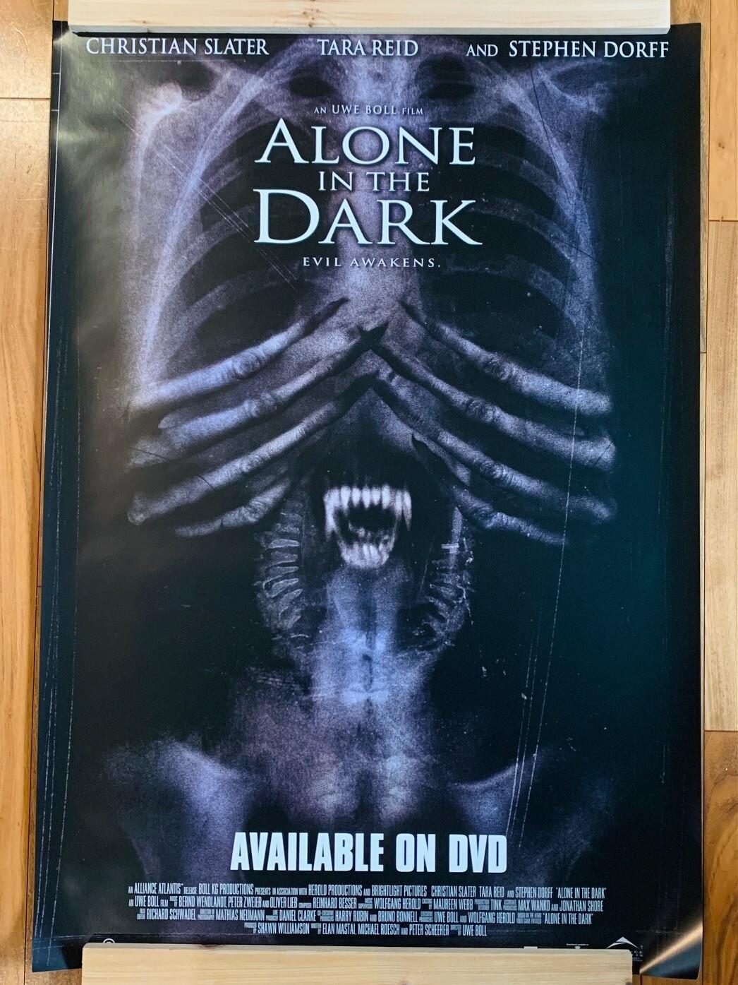 (2005) Original ALONE IN THE DARK Video Release Promotional Poster