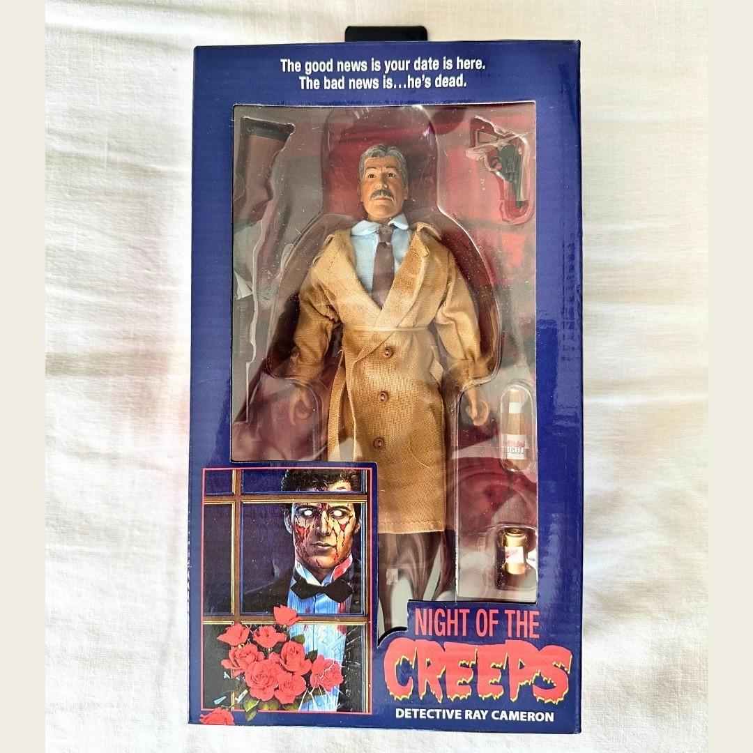 NECA Night of the Creeps Det Ray Cameron Tom Atkins Figure Scream Factory RARE