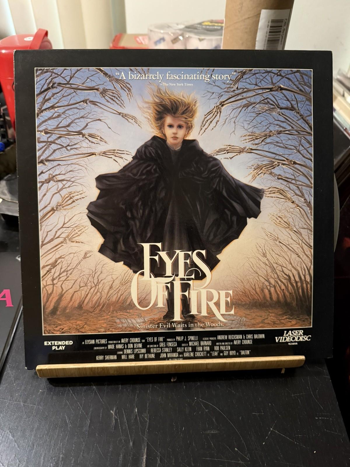 Eyes Of Fire Laserdisc LD Very Rare Horror Vestron Video Excellent Condition Fun