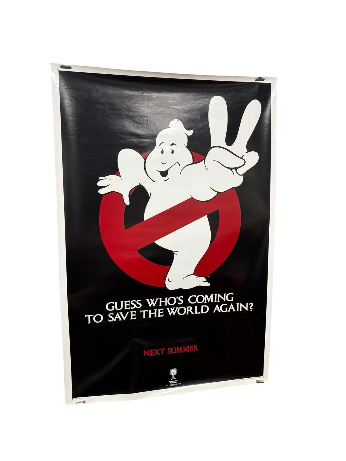 Ghostbusters 27x41 Vintage 1984 Original Movie Teaser One Sheet Poster Advert