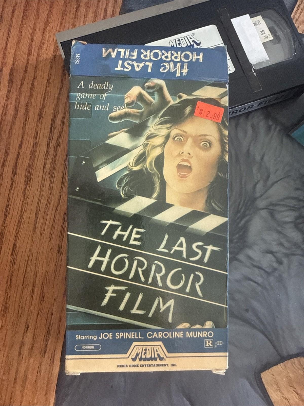 The Last Horror Film 1984 VHS Slasher Media Joe Spinell RARE 
