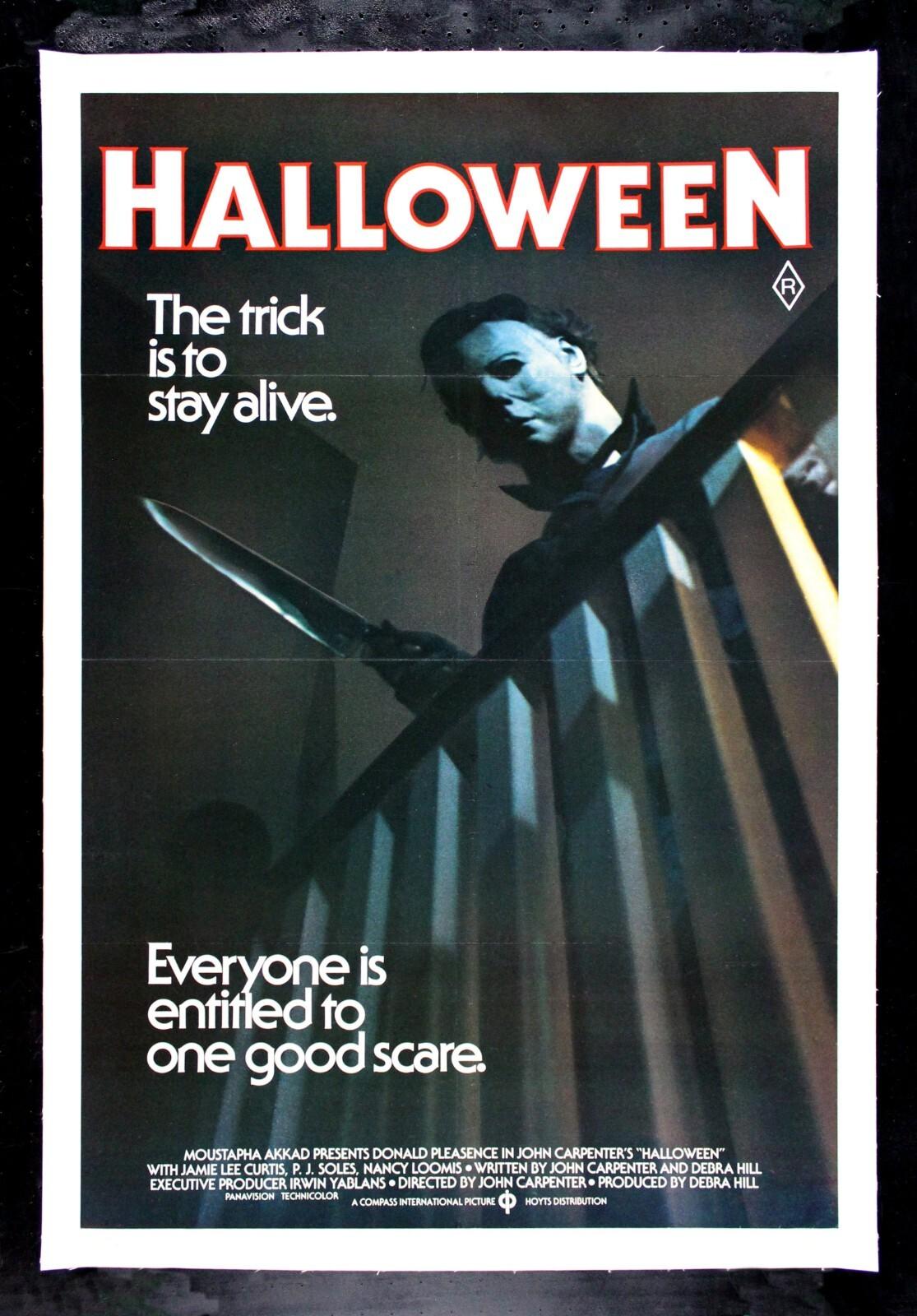 HALLOWEEN 🔪 CineMasterpieces ORIGINAL VINTAGE RARE AUSTRALIA MOVIE POSTER 1978