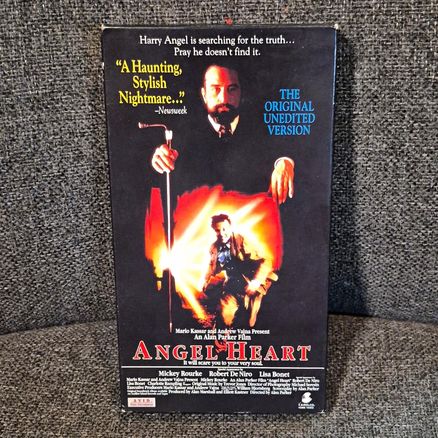 AVID Angel Heart VHS Unrated Original Unedited Version (1987) NR De Niro