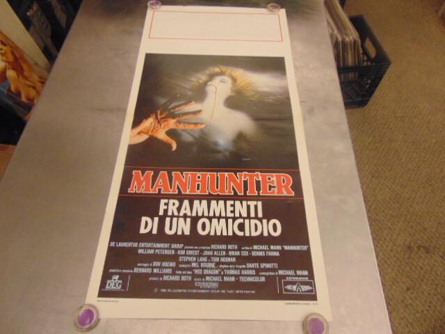 MANHUNTER/ORIG. ITALIAN LOCANDINA/ (MICHAEL MANN/WILLIAM PETERSEN/BRIAN COX) K78