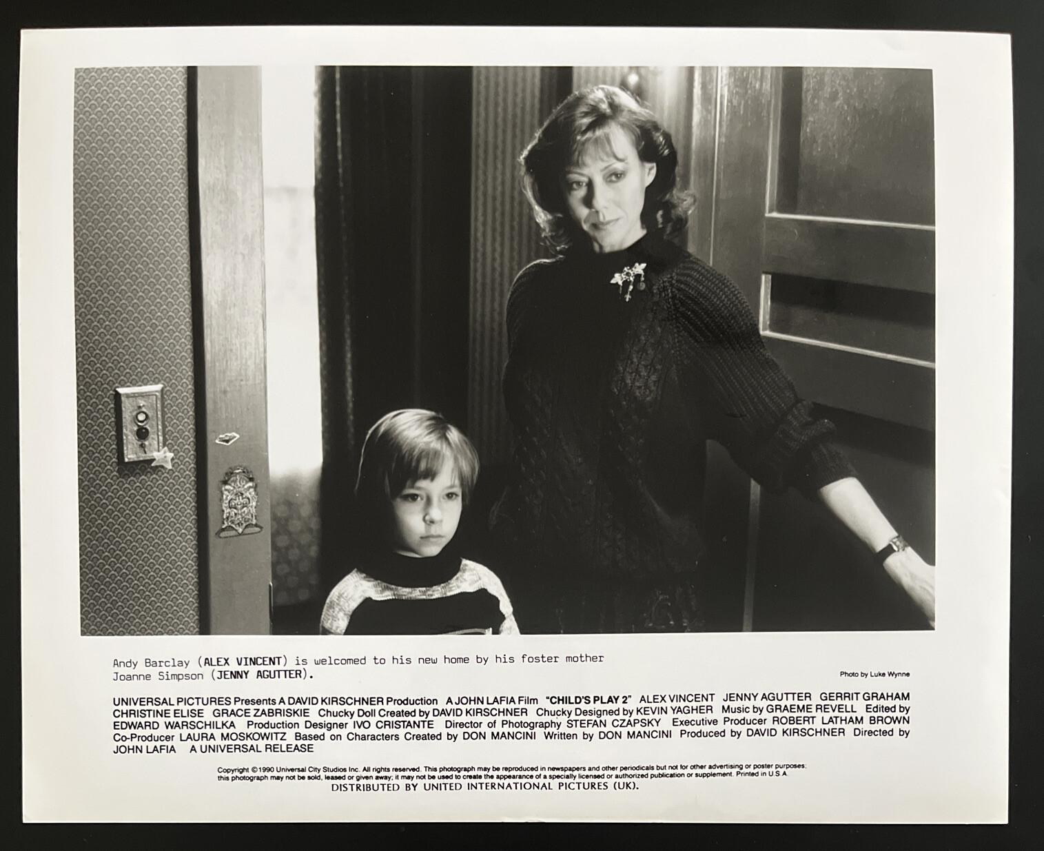 Child’s Play - Chucky Press Photo 1988 Horror RARE (E)