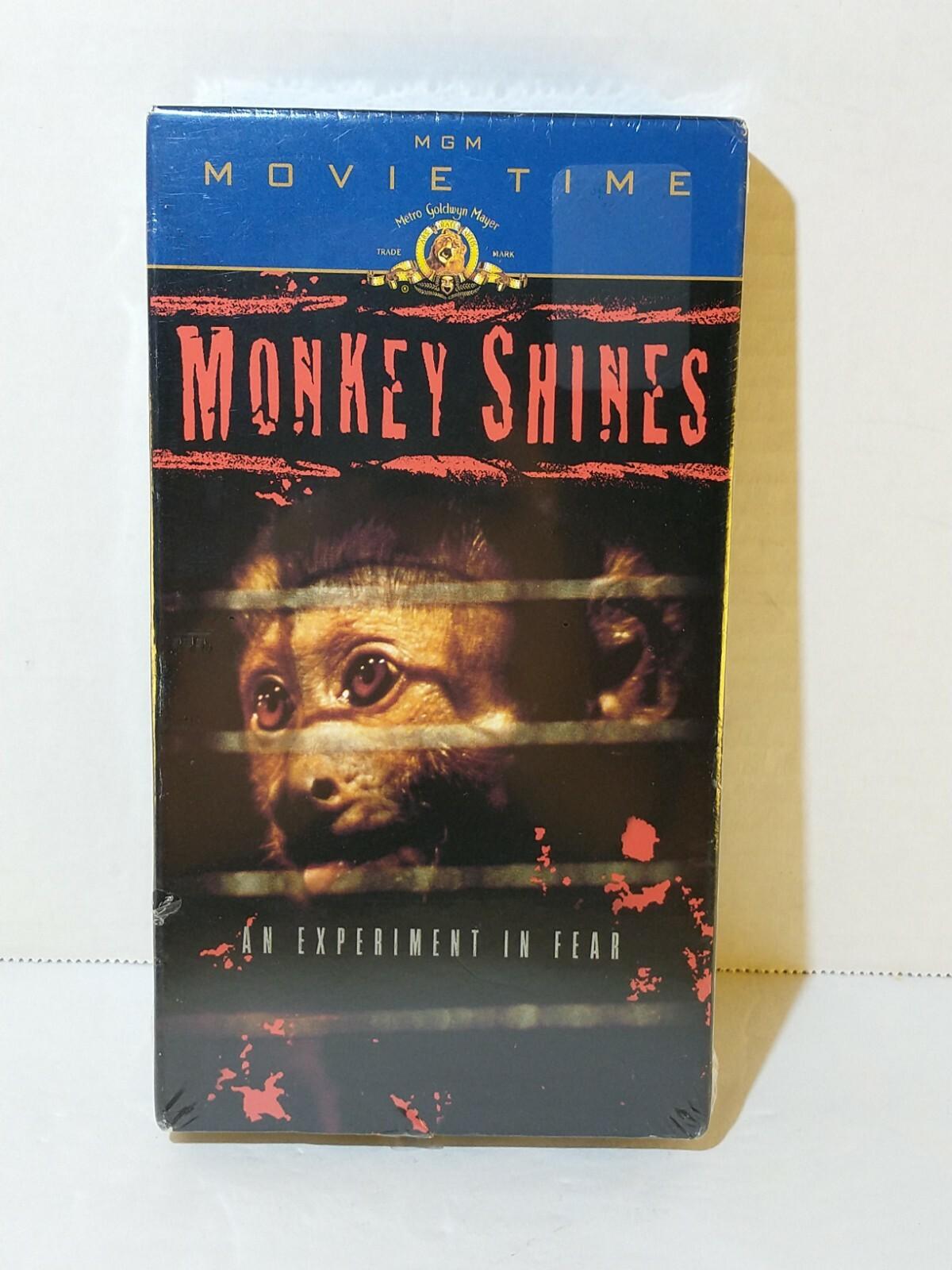 🐒 Monkey Shines Factory SEALED VHS Jason Beghe, Kate McNeil MGM Movie Time 🍿