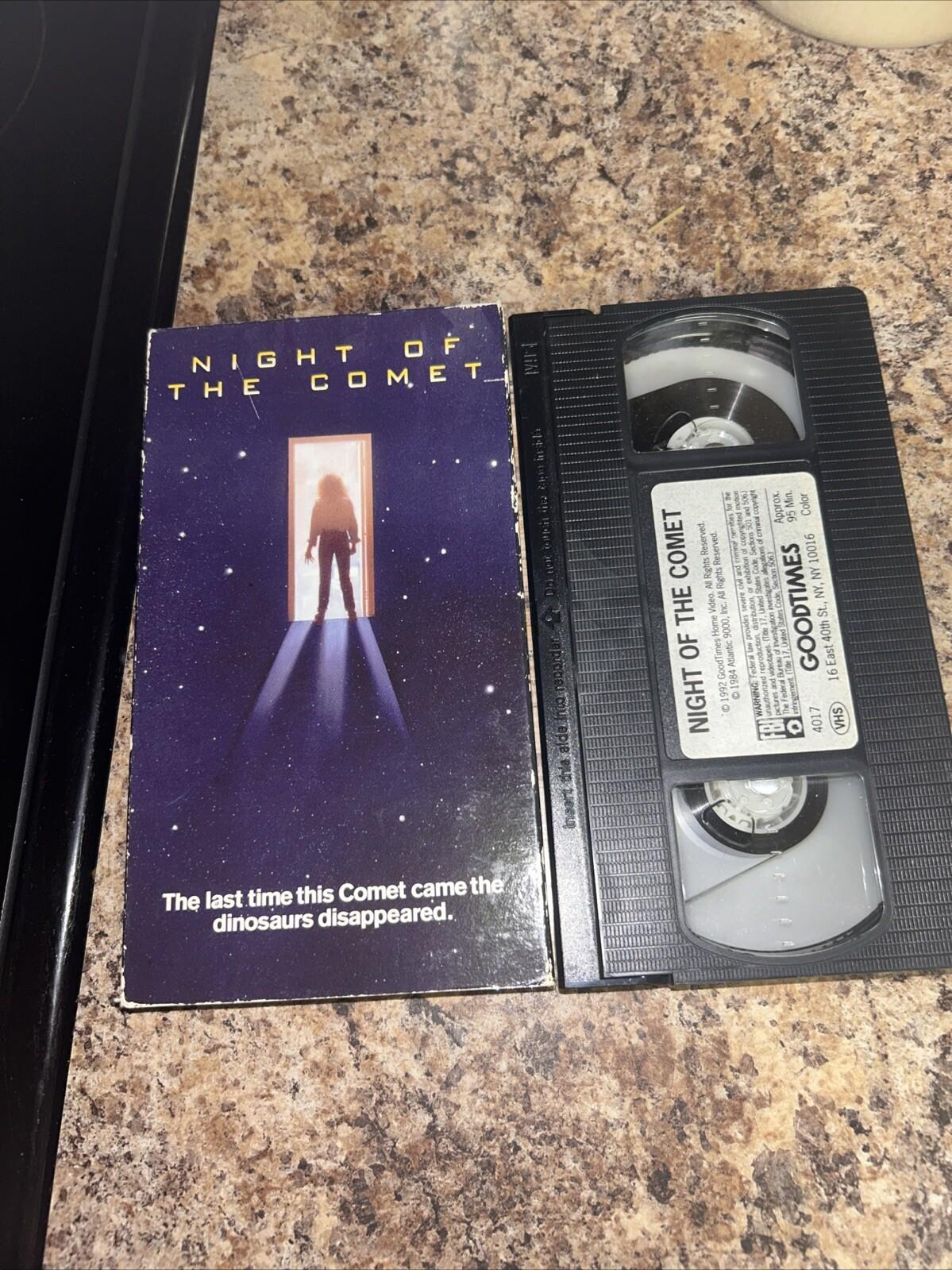 Night Of The Comet Cult Horror VHS RARE OOP Goodtimes