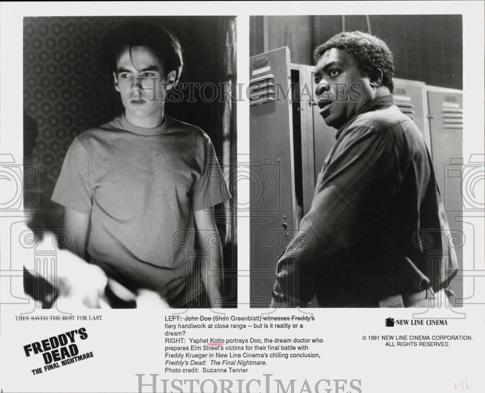 1991 Press Photo "Freddy's Dead: The Final Nightmare" Movie Scenes - srp10932
