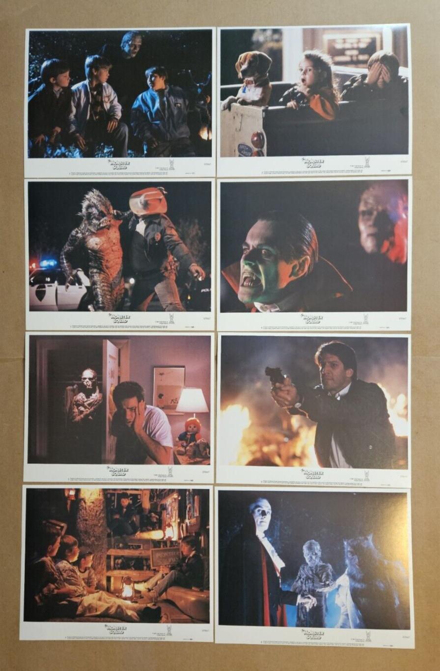 ⚰️THE MONSTER SQUAD 1987 Genuine Color COMPLETE 11"x14" Lobby Card Set 870067 💀